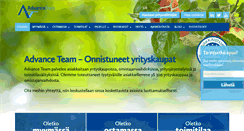 Desktop Screenshot of advanceteam.fi